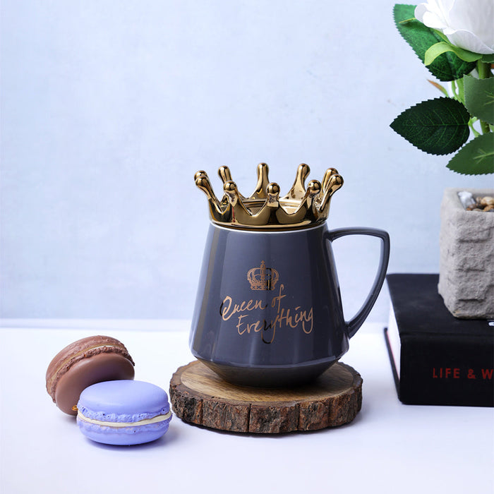 Queen of Everything Mug | Royalty Coffee Cup & Crown Tumbler