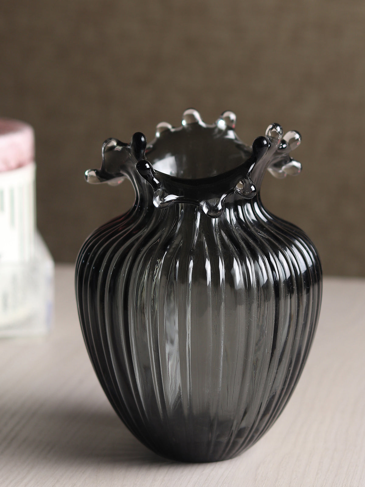 Gatsby Glass Vase | Decorative Vase for Living Room