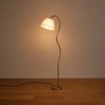 Kaze Designer Floor Lamp | Modern Antique Brass Standing Floor Lamp for Living Room