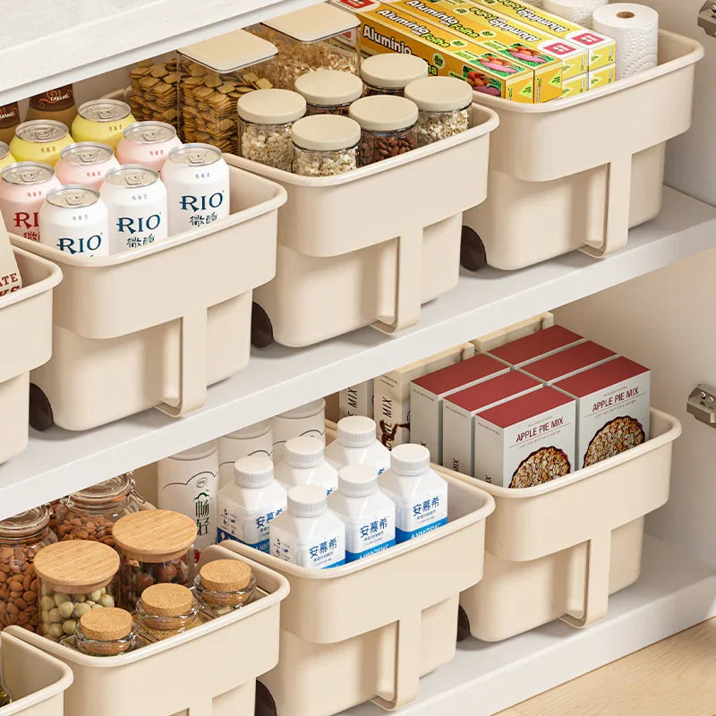 Multi-Utility Basket With Wheels Set Of 2)