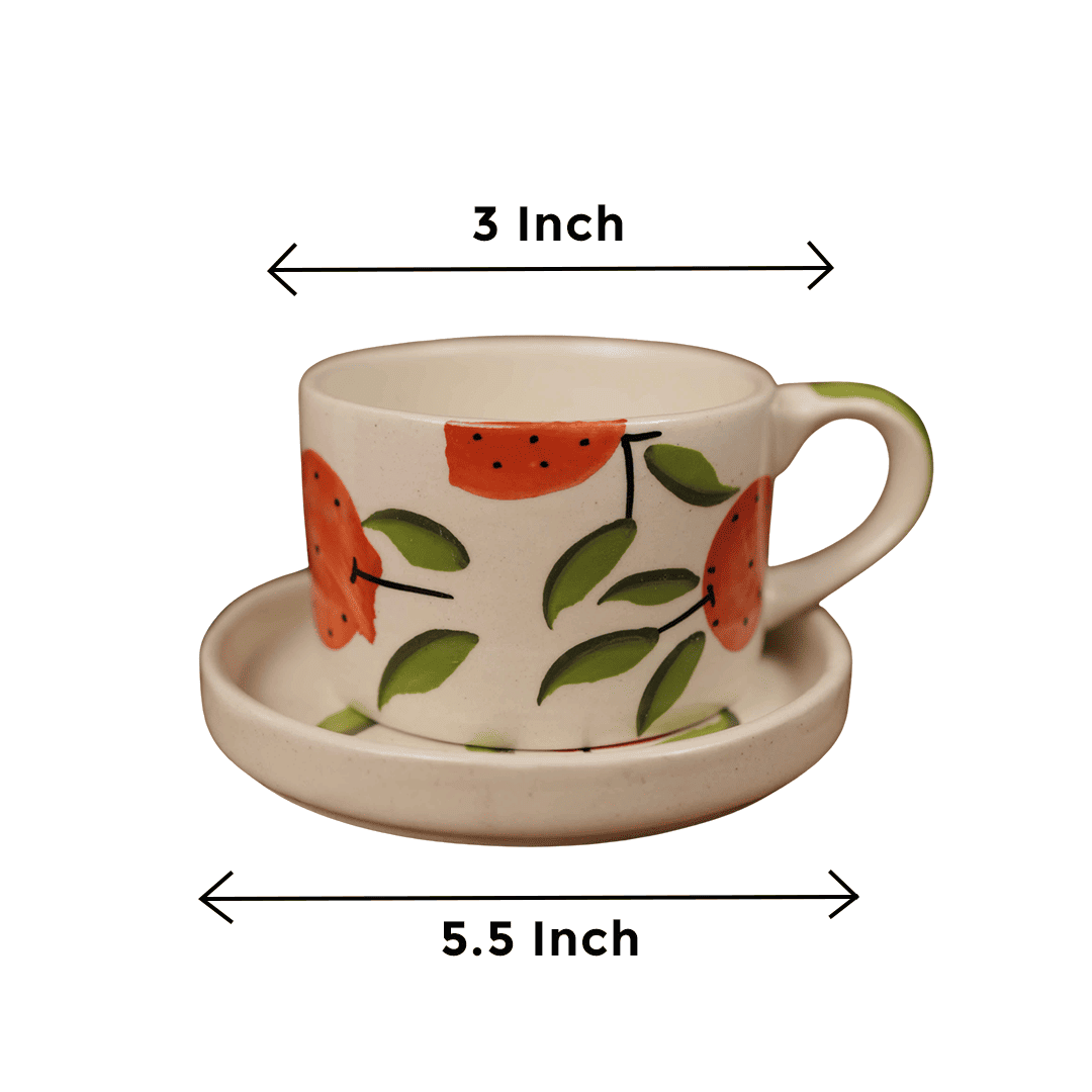 Citrus Delight Cup & Saucer Set