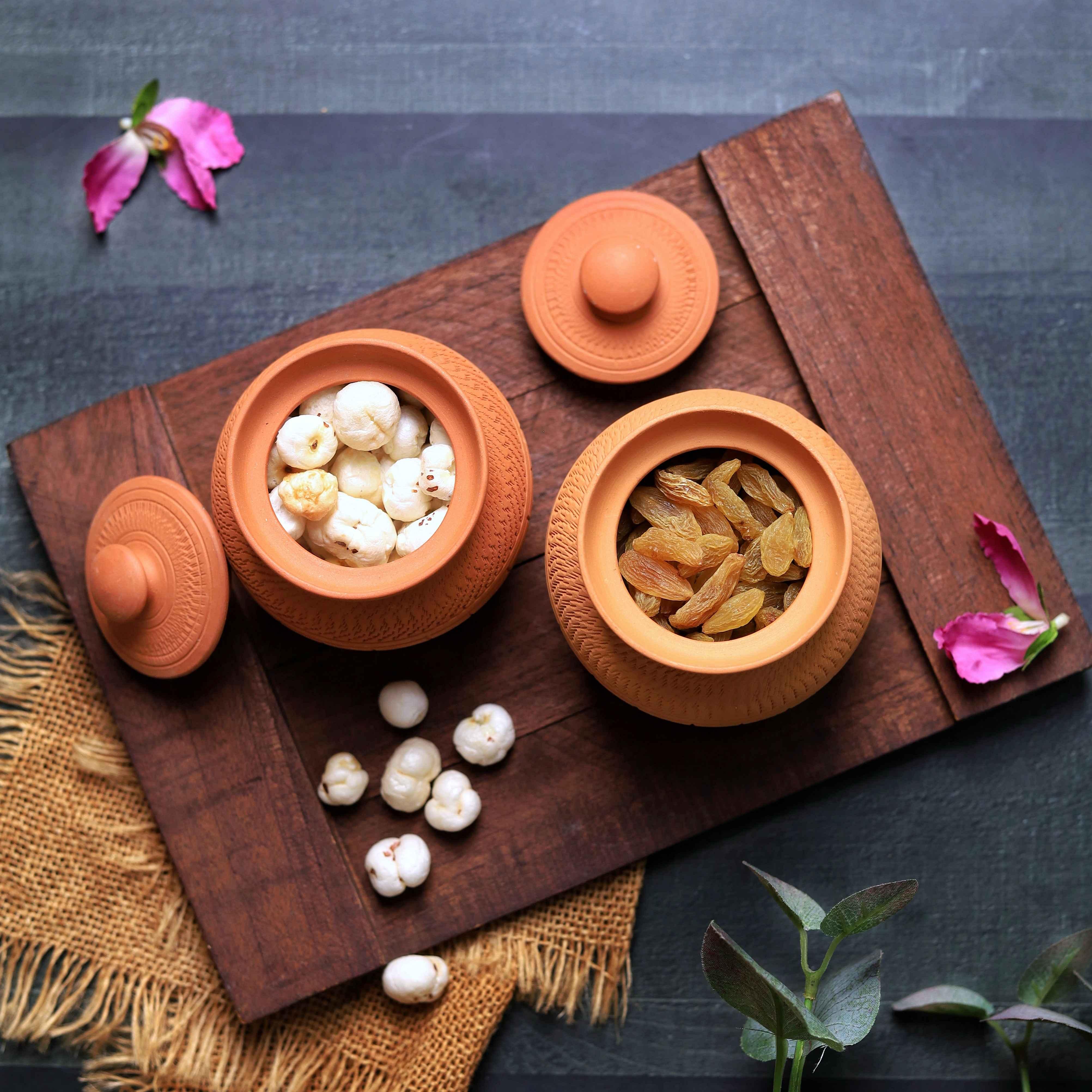 Terracotta Nawabi Sugar Pot
