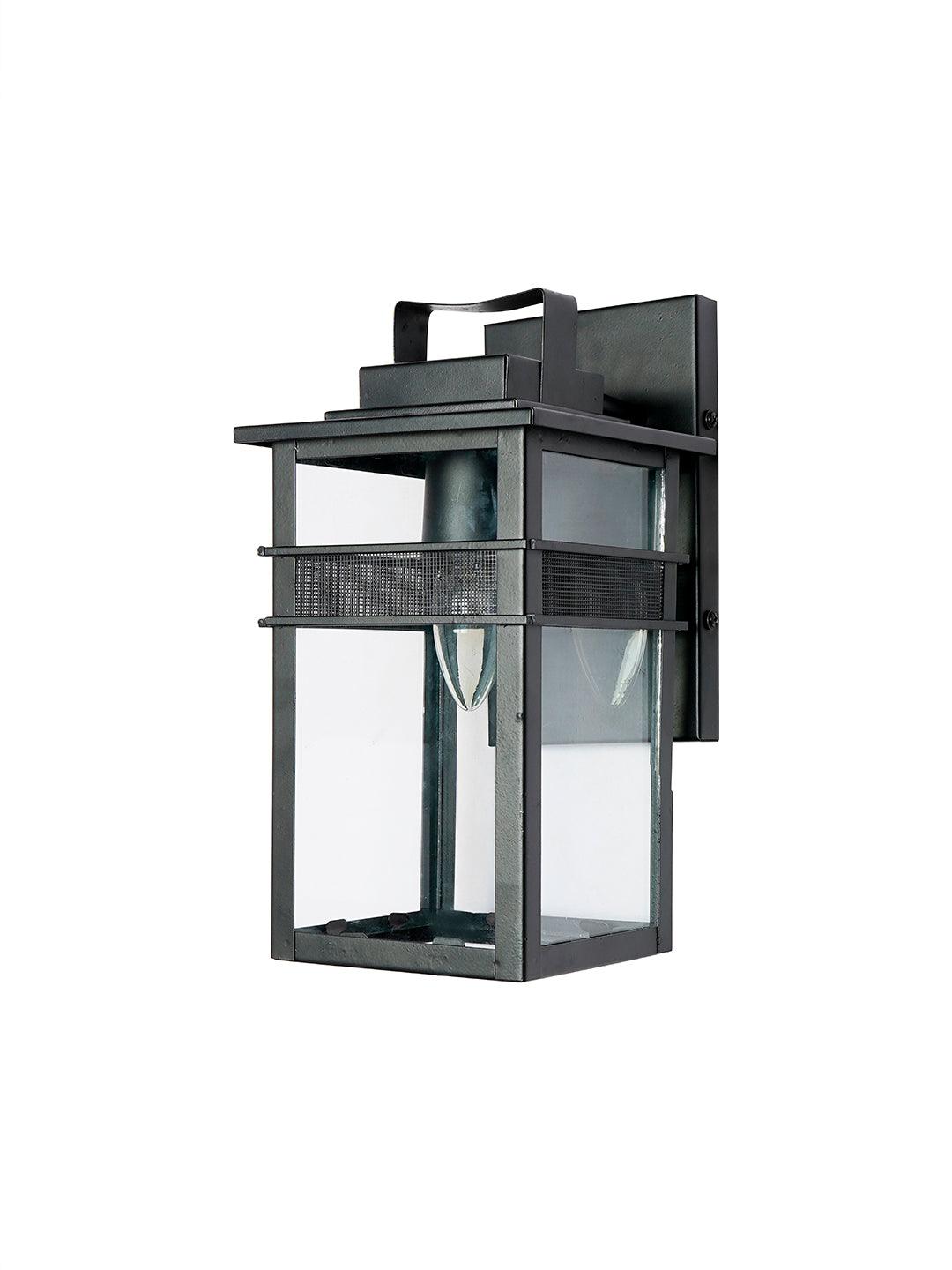 Black Mesh Outdoor Wall Sconce