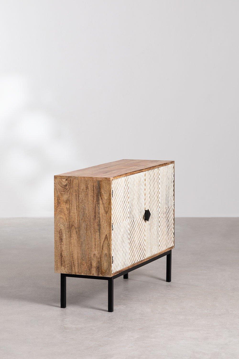 Zarko Carved Wood Sideboard