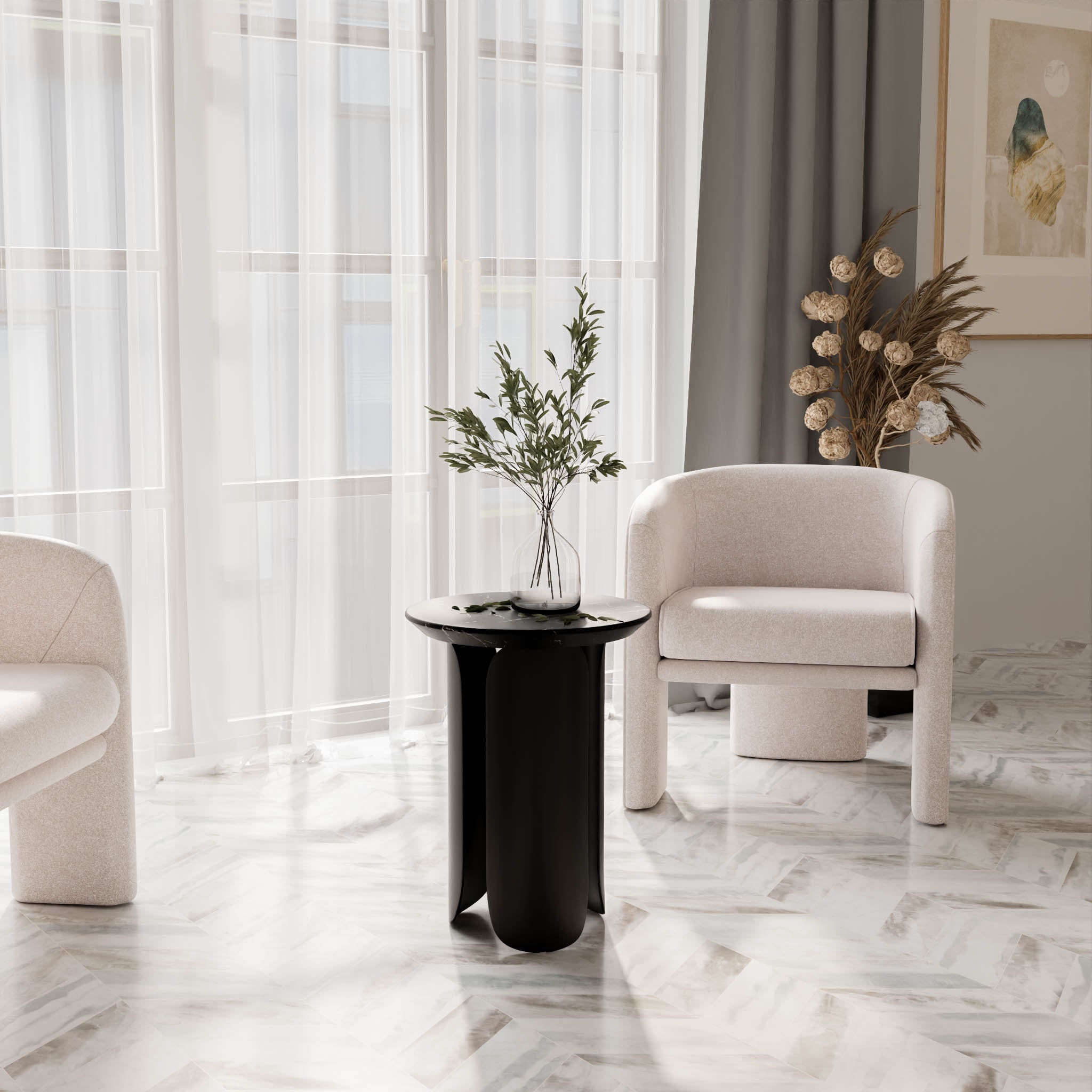 Bearmont Fern Accent Table