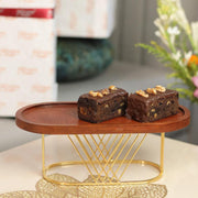 Walnut Wonder Wooden Serving Tray | Snack Serving Platter | Appetizer Platter