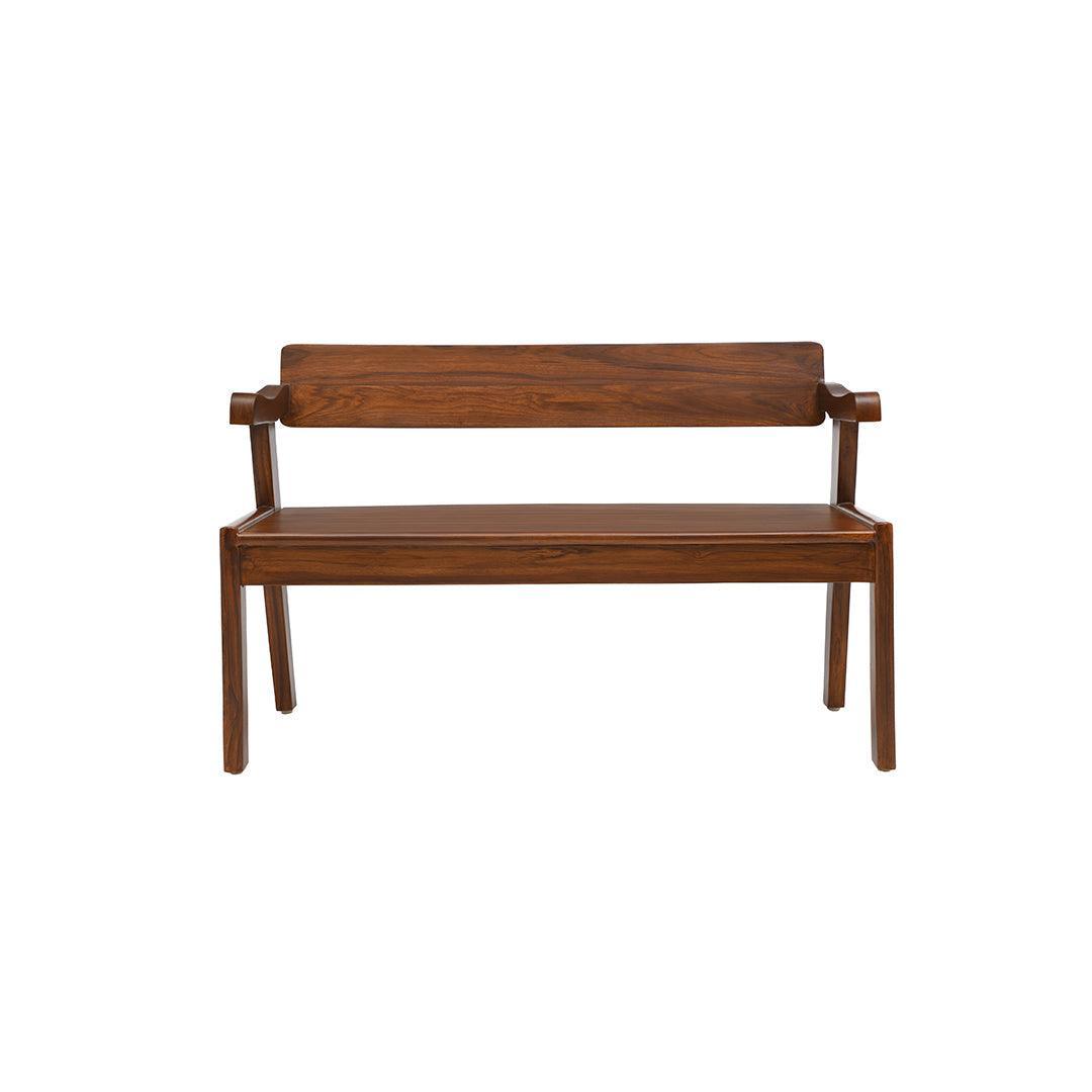 Mid Century Teak Wooden Bench | Elegant & Timeless Teak Seating Bench