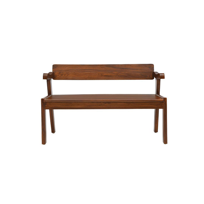 Mid Century Teak Wood Bench | Elegant & Timeless Teak Bench