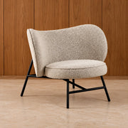 Armore Metal Legs & Fabric Upholstery Armchair