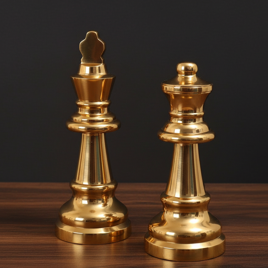 chess king queen Set large