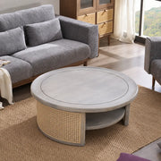 Pluto Solid Mango Wood Center Table | Coffee Table for Living Room