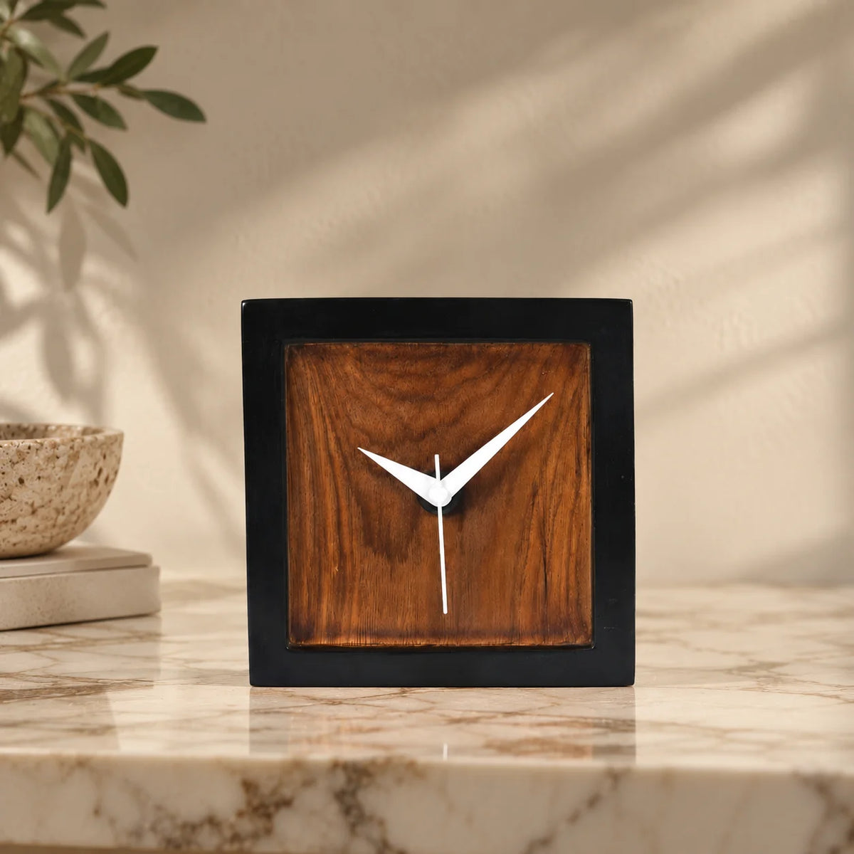 Addis Table Clock | Antique Table Clock for Office & Home Decor