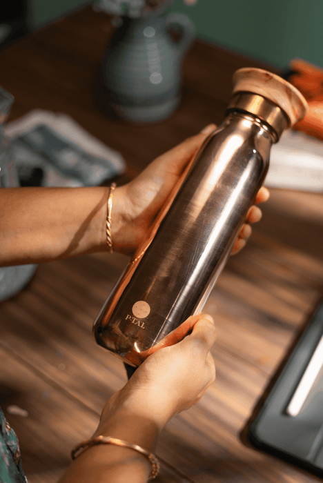 Copper Water Bottle in a Gift Box