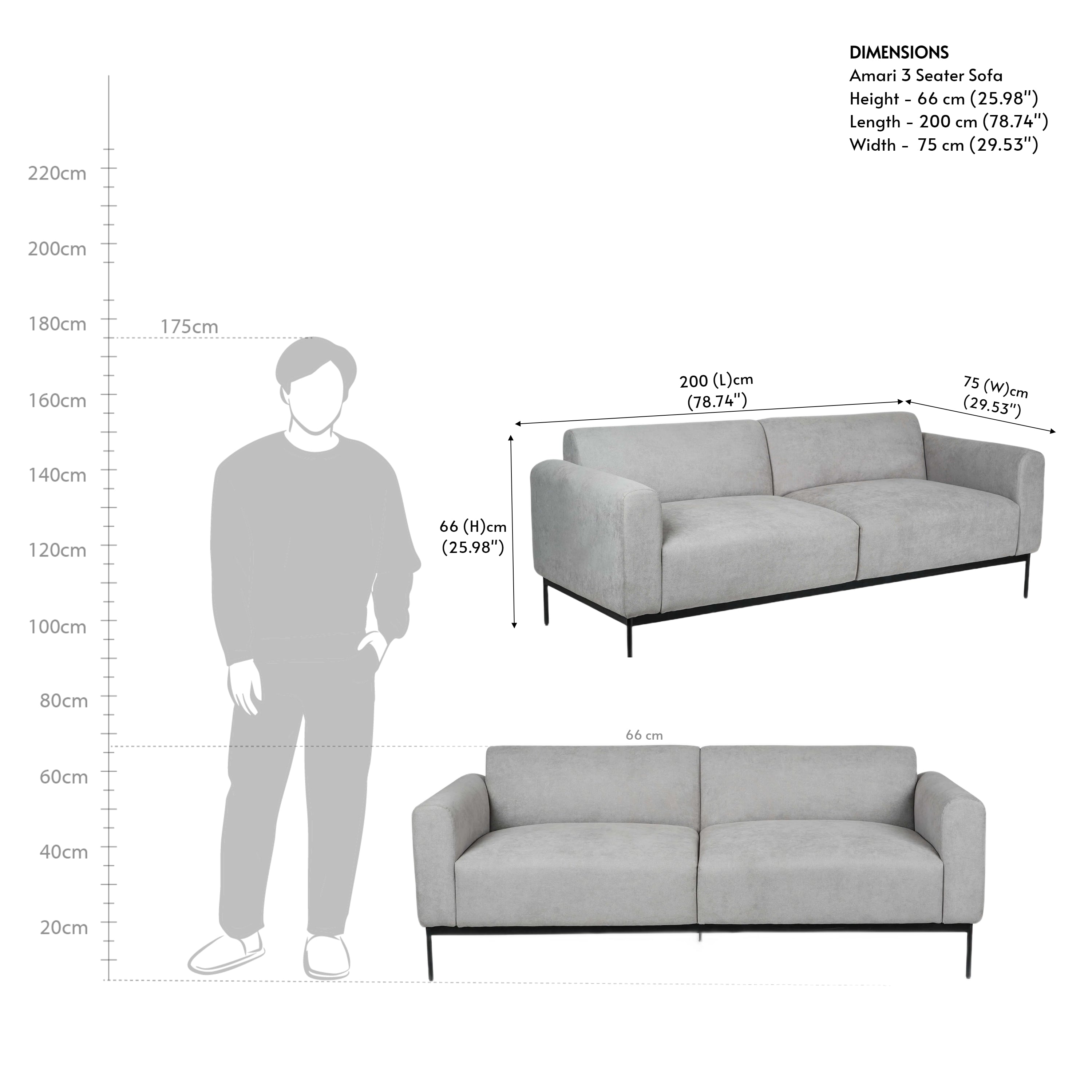 Amari 3 Seater Sofa
