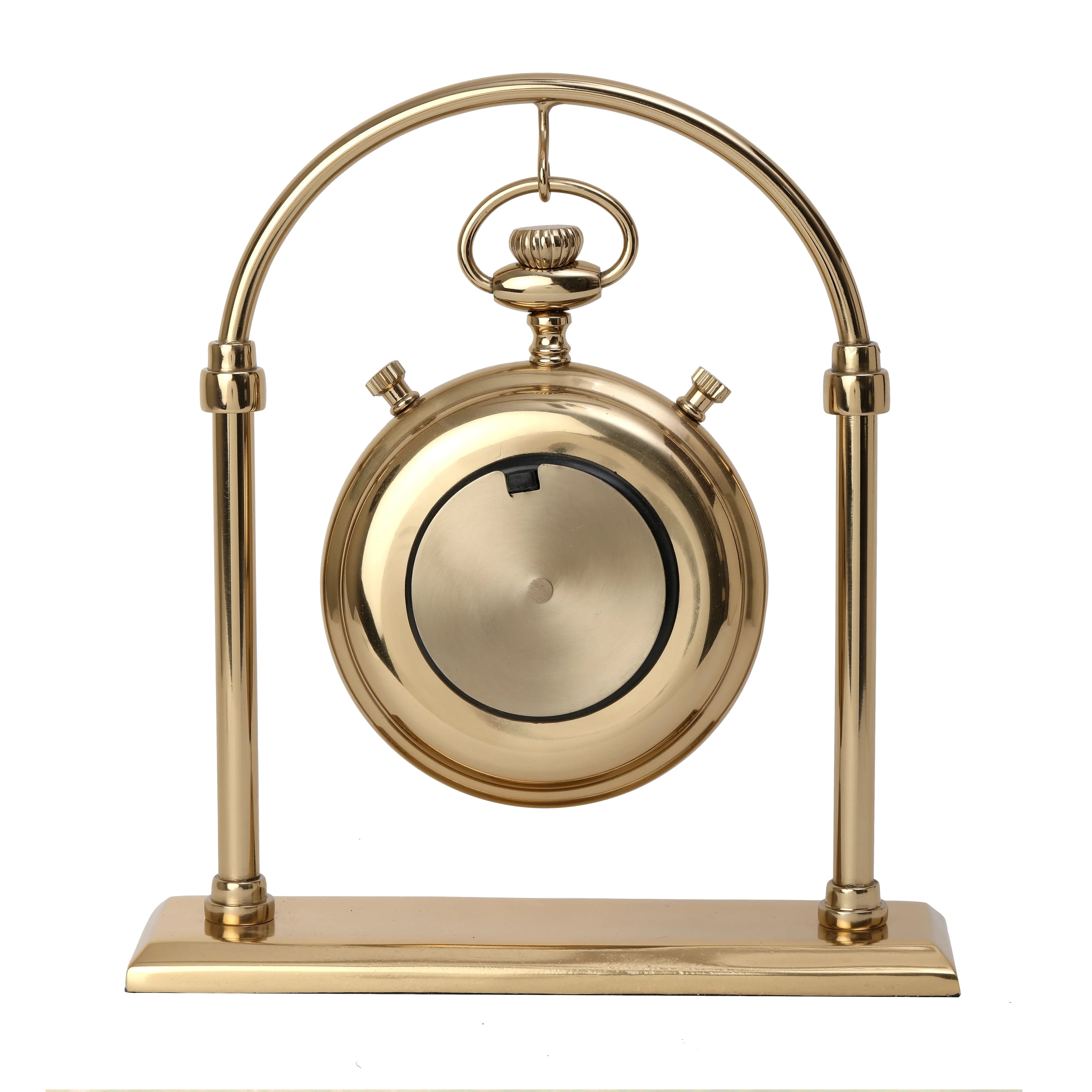 Archway Timepiece Gold Table Clock