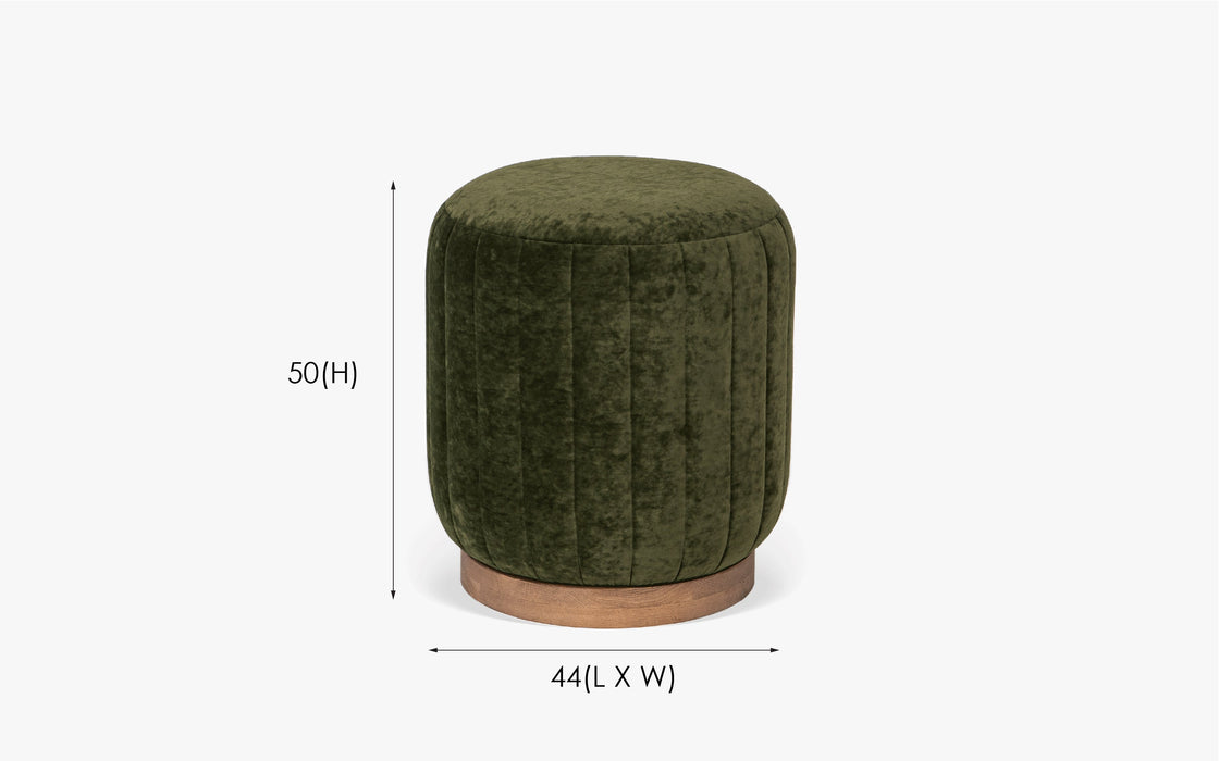 Fior Pouf for Living Room | Round Floor Cushion