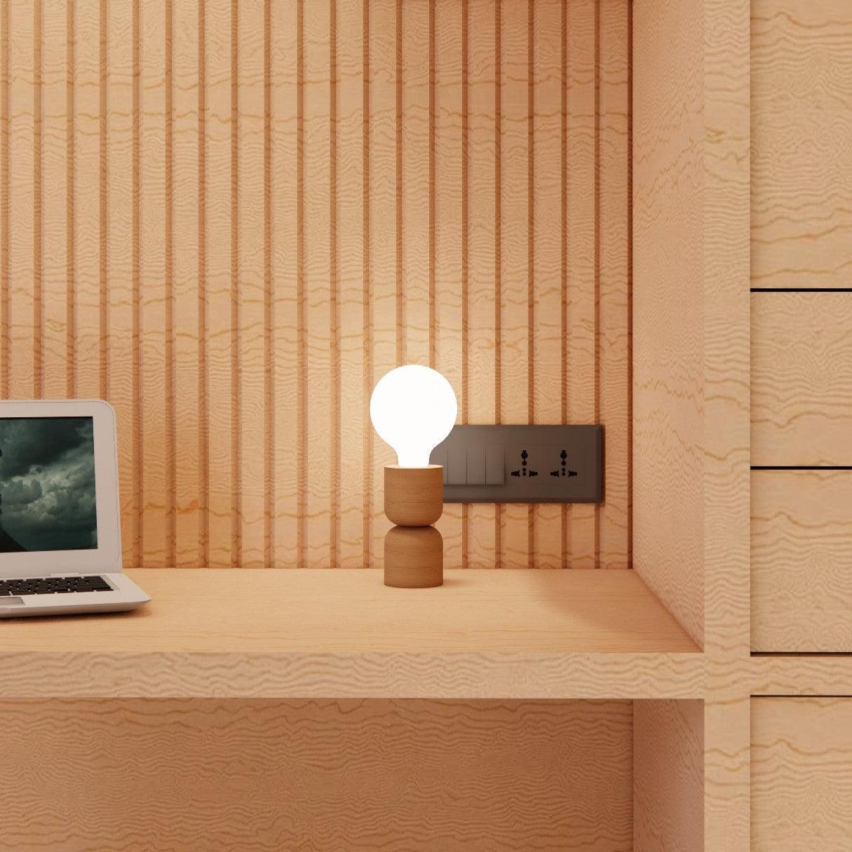 Tulit Table Lamps for Living Room | Tea Wood Designer Home Decor Lamp