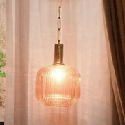 Contemporary Luster Single Light Pendant Lamp