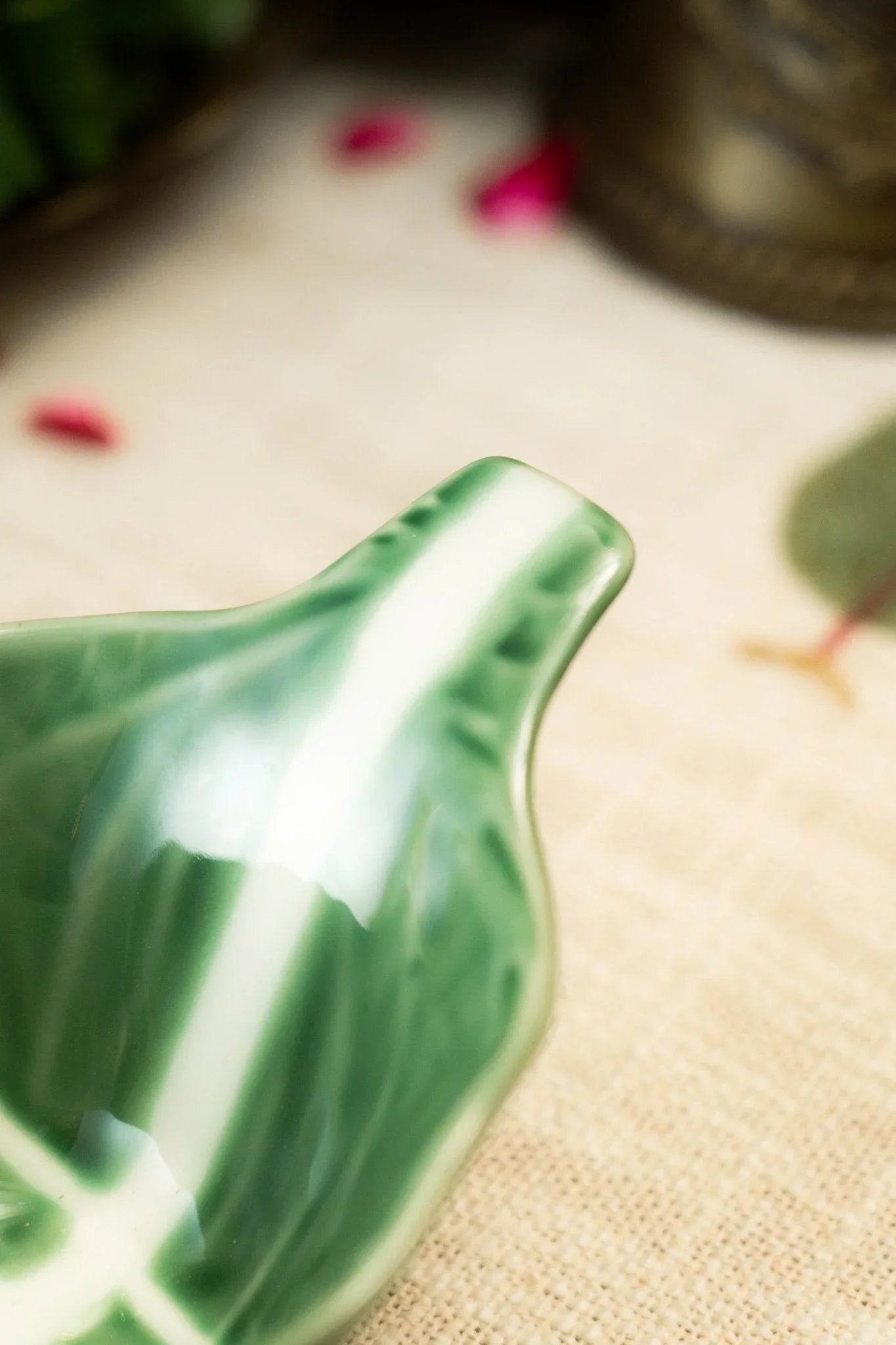 Parna Leaf Shaped Serving Bowl