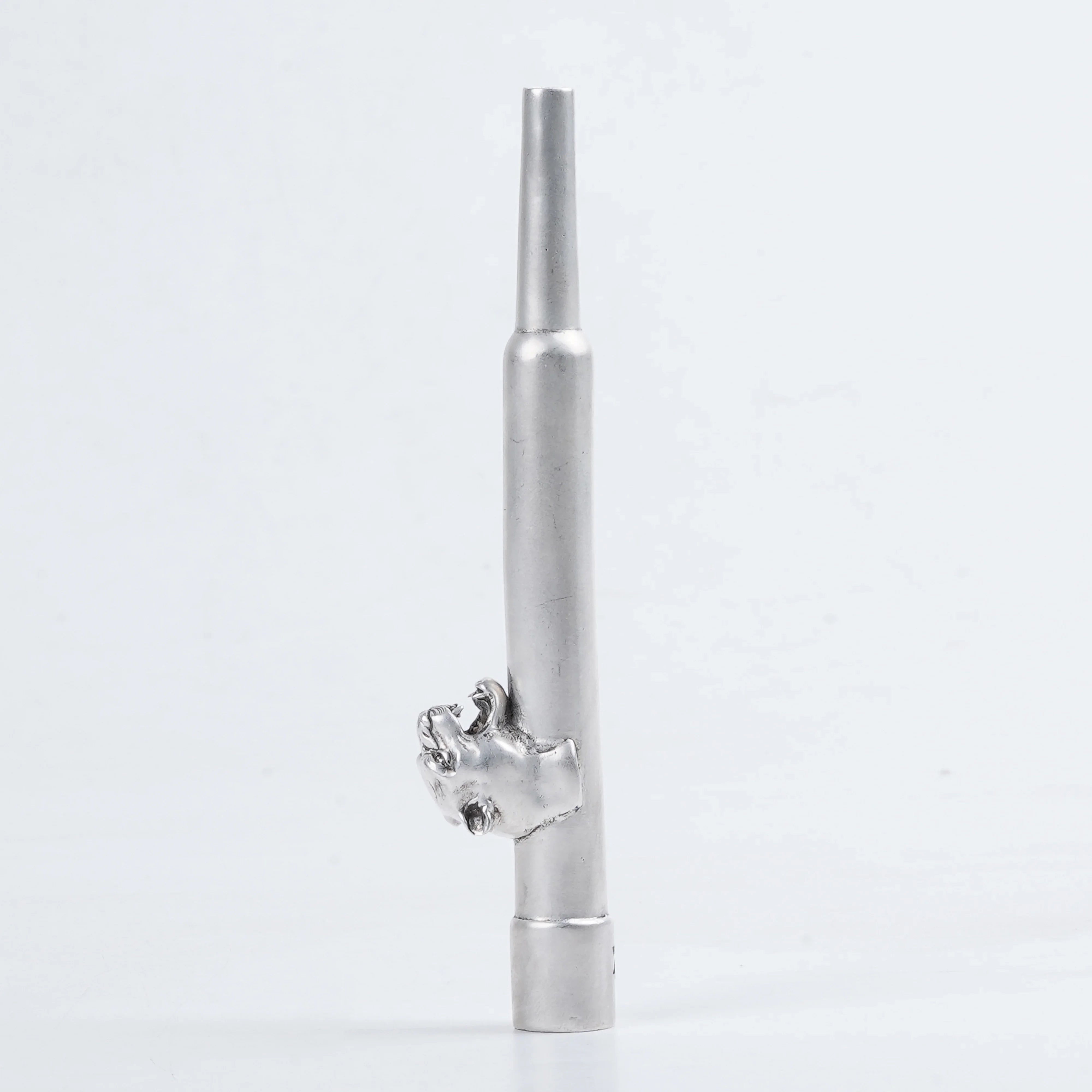 Silver Plated Brass Panther Hookah Tip