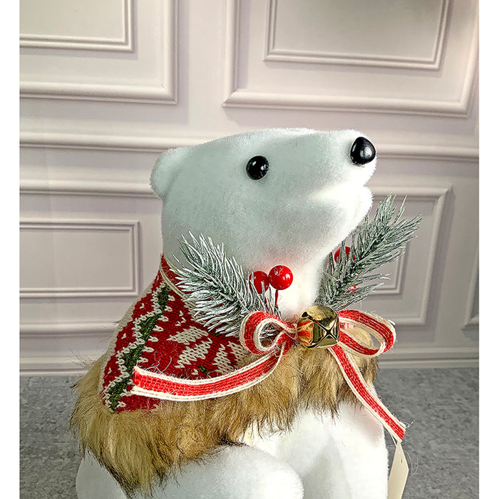 Snow Polar Bear, Christmas winterland Décor and Christmas Decoration