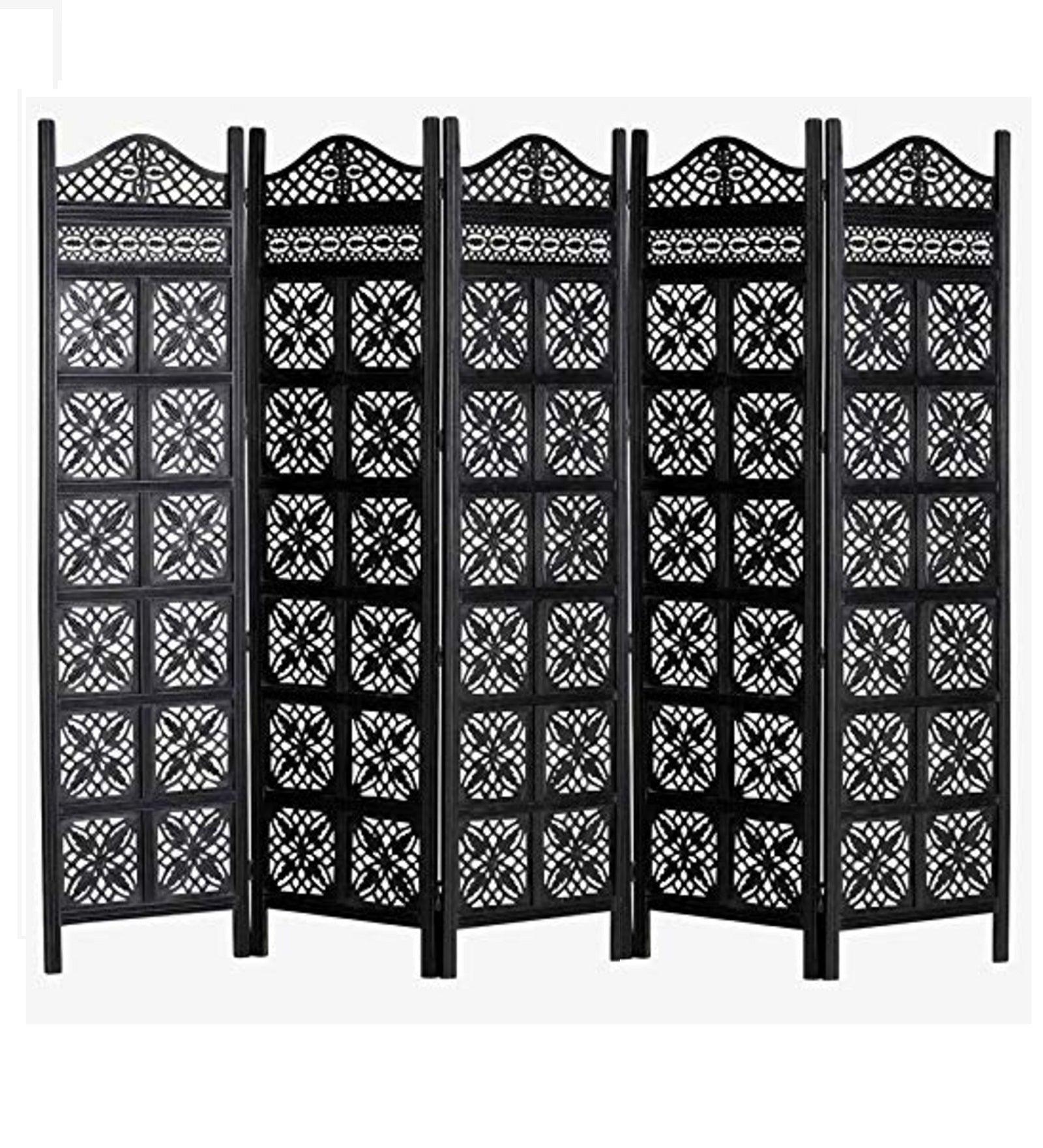 Elegant Panel Mango Wood Room Divider with MDF Jali