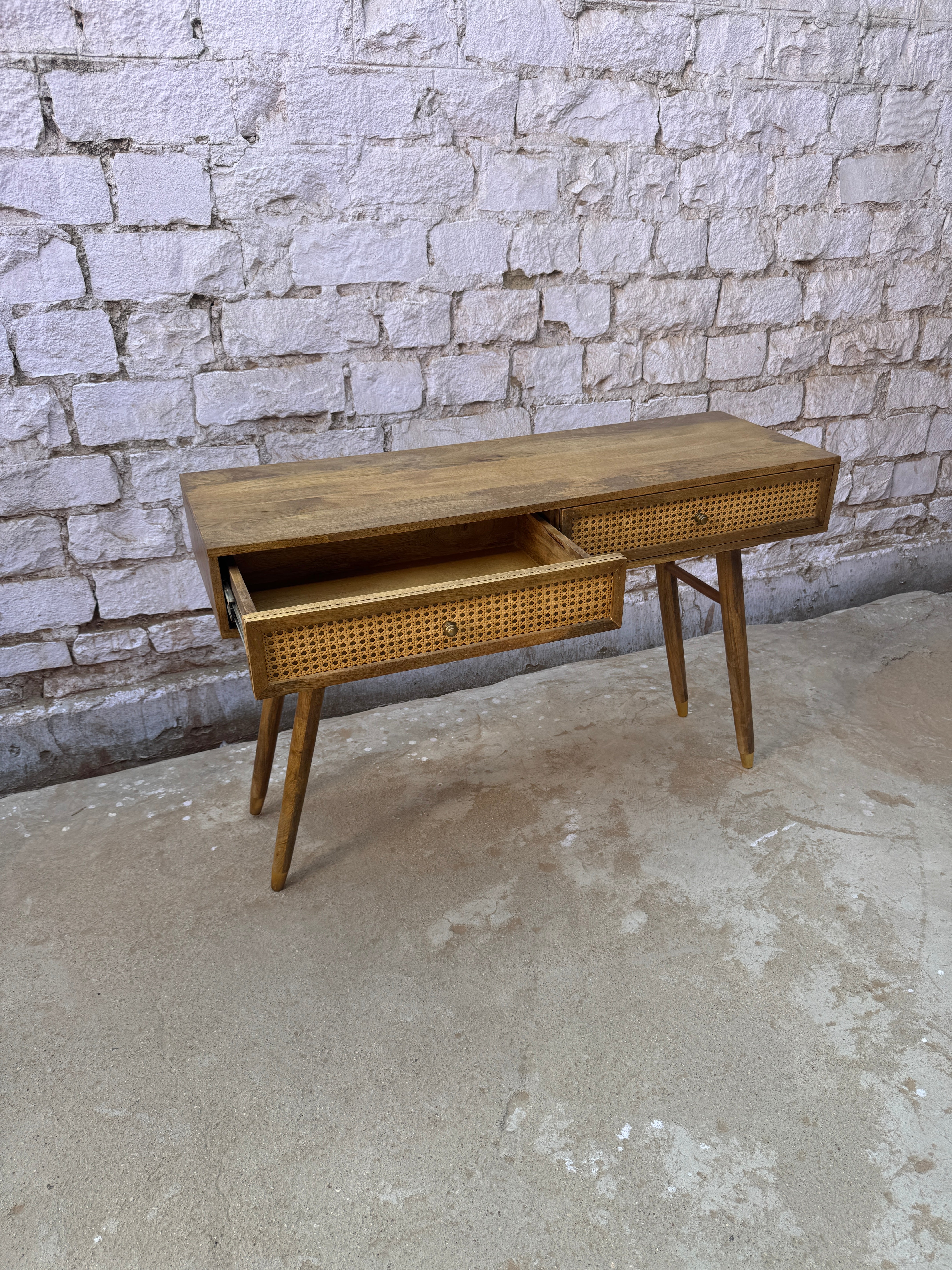 Cane & Taper Console