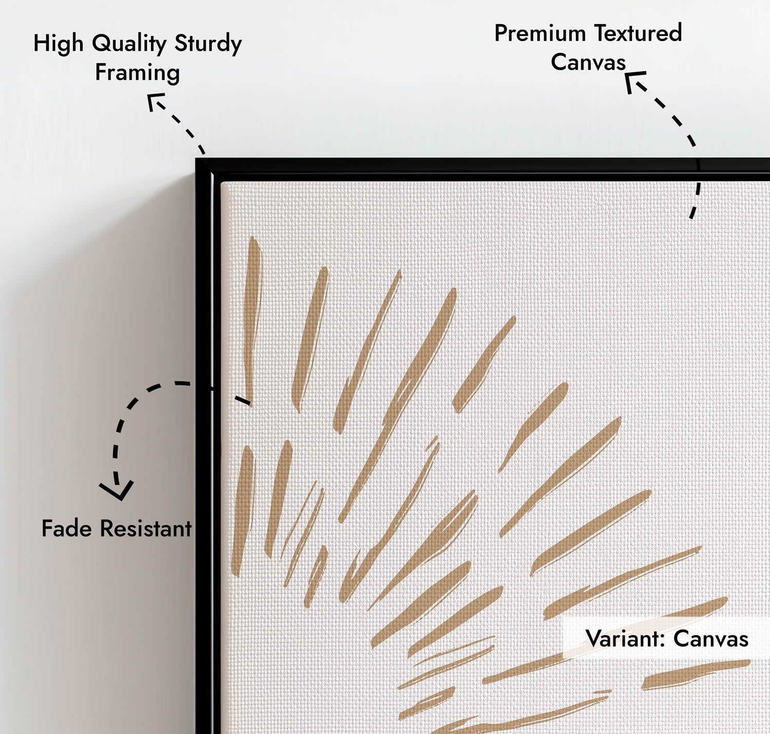 Burst White Wall Painting