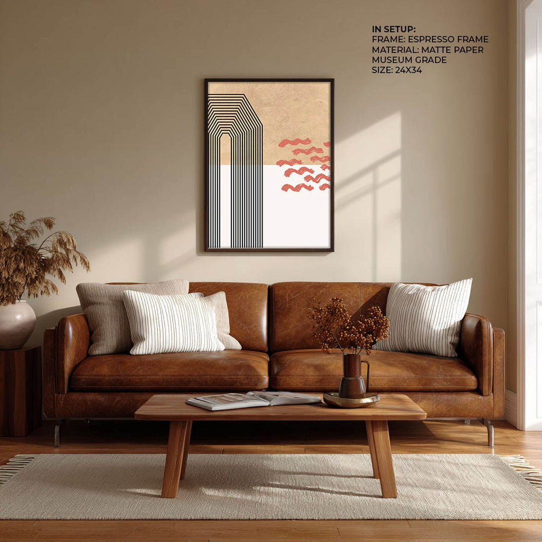 Wavescape Wall Painting