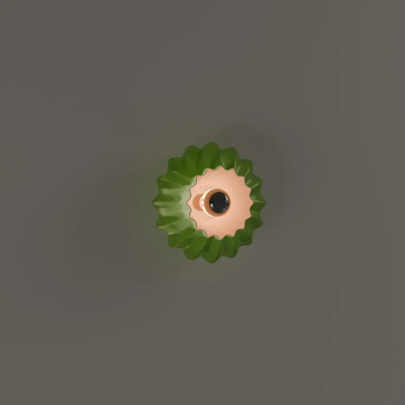 Helios 3D Printed Wall Sconce Light | Designer Ripple Wall Lamp with LED Glow