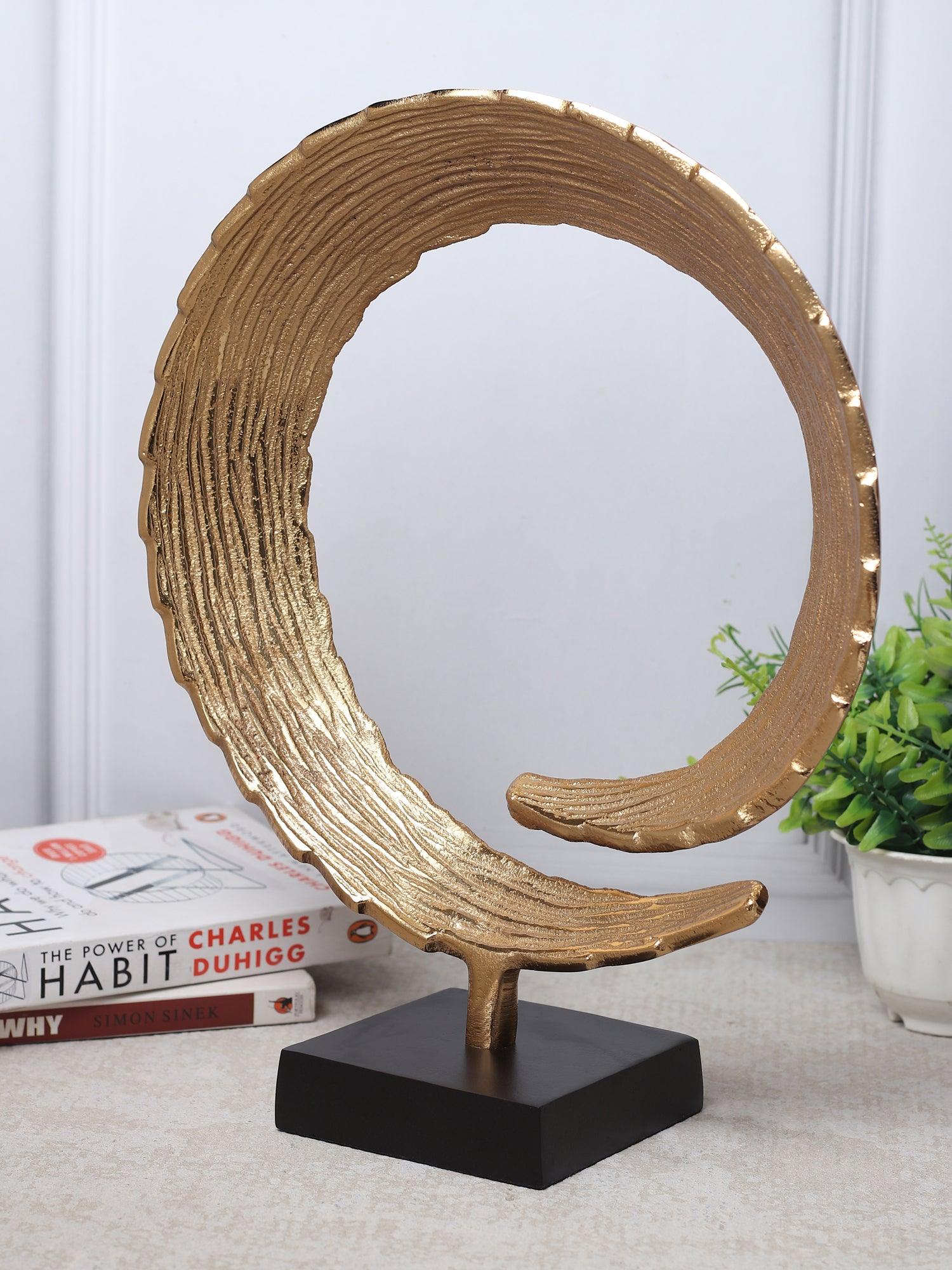 Serene Ripples Ring | Decorative Showpiece for Home Decor | Aesthetic Showpiece For Office