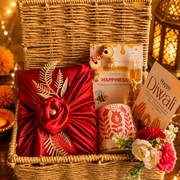 Rustic Ruby Jute Gift Basket