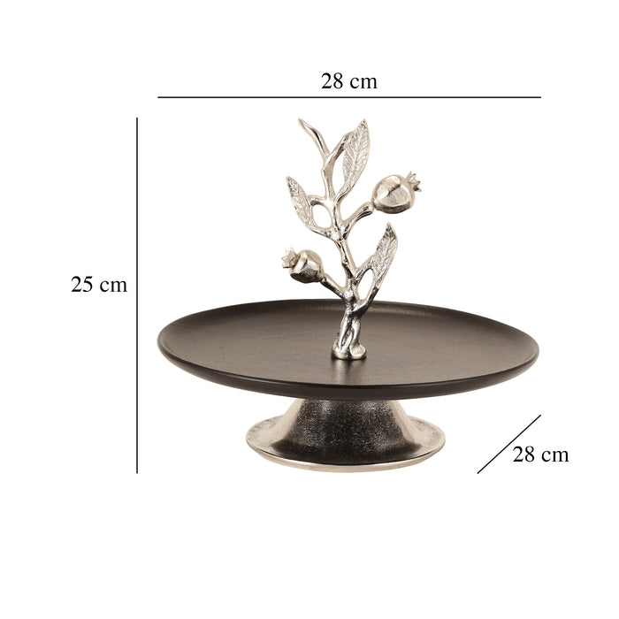 Pomegranate Metal Cake Stand