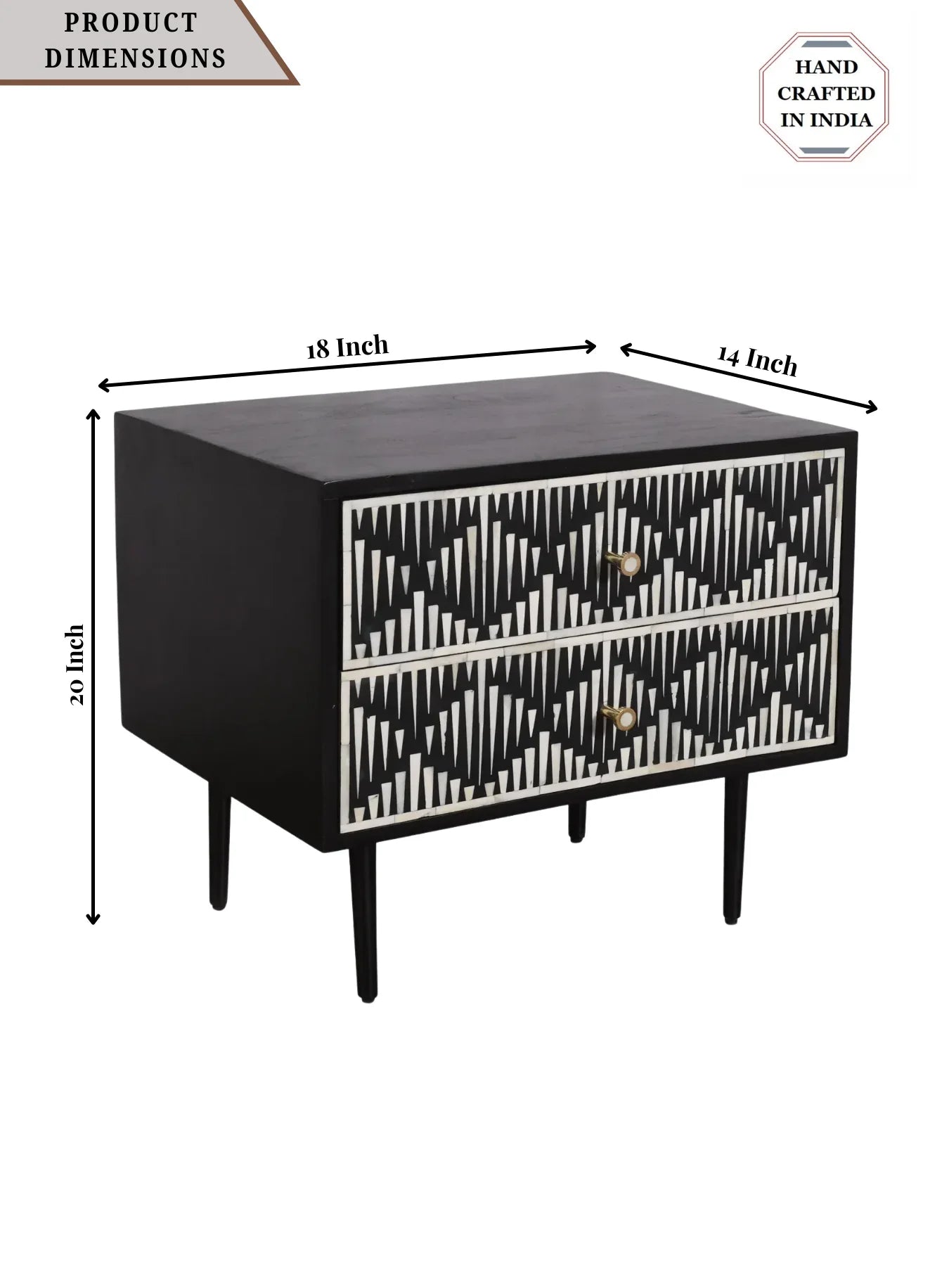 Inlay Side Table- Morrisson