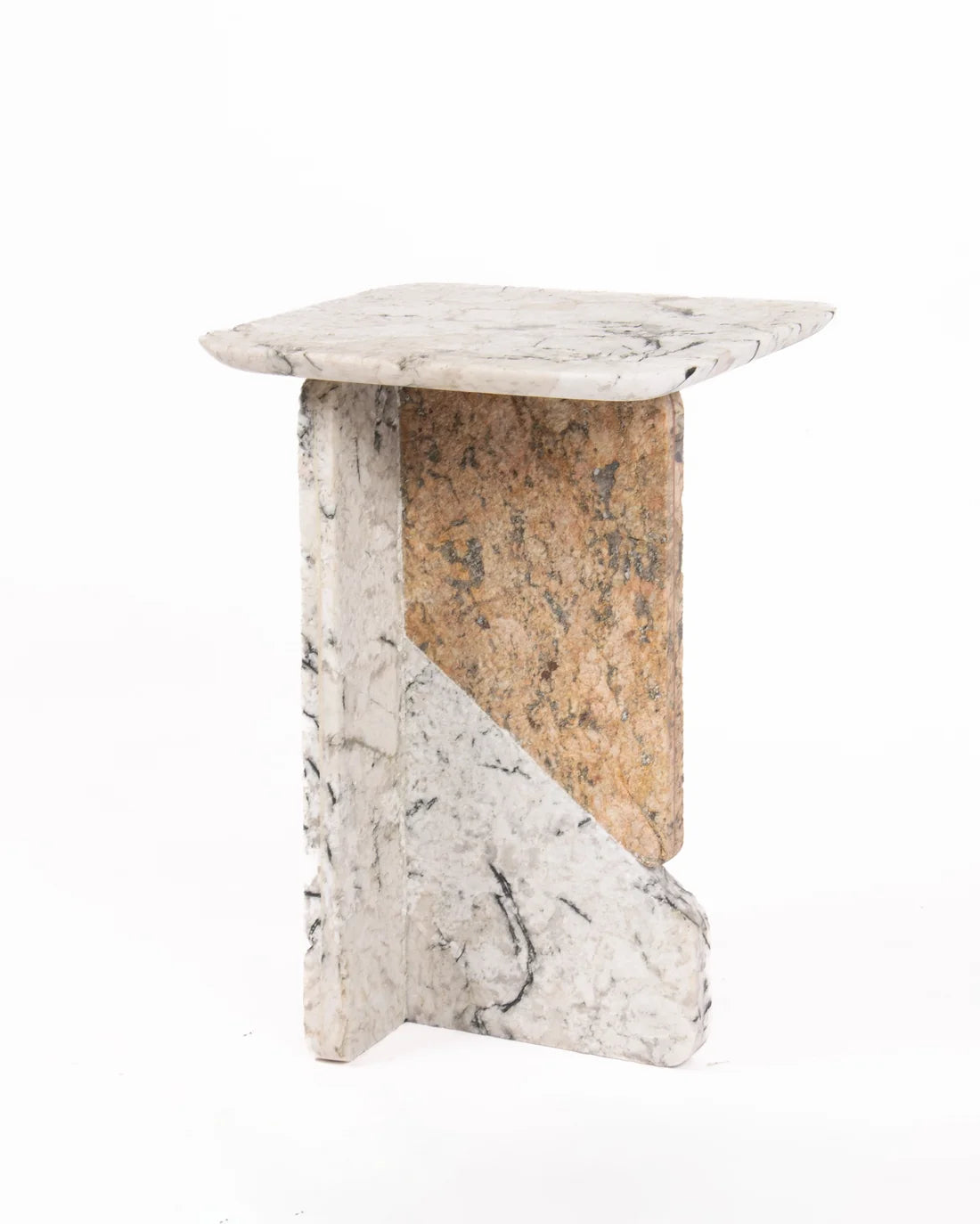 Haapoo - Alaska White and Alaska Beige | Side Table
