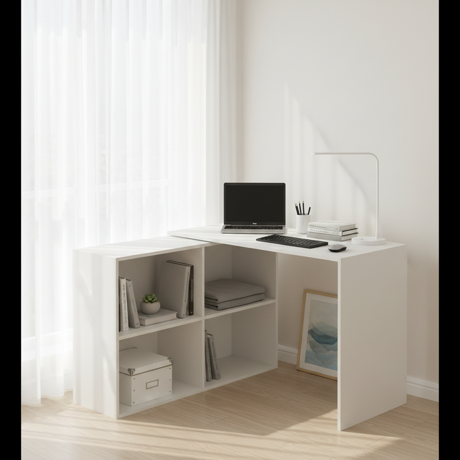 Study Table for Home Office with Storage - Maggen