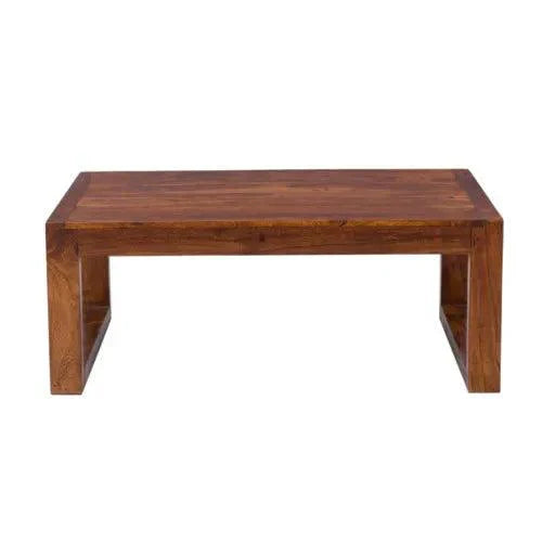 Kavvayi Wooden Coffee Table | Acacia Wood Center Table for Living Room