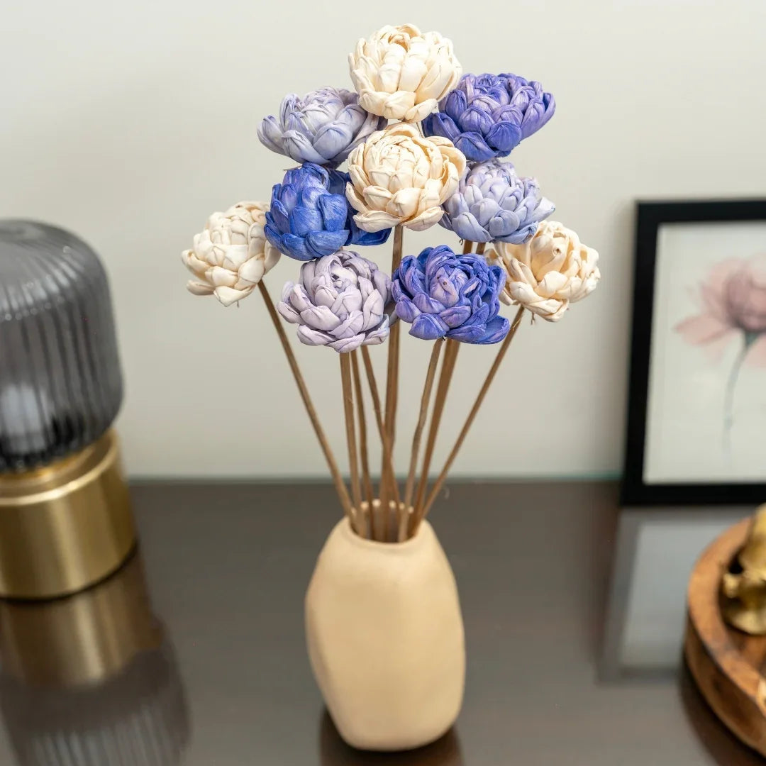 Twisted - 6 cm | Lavender, Purple and White