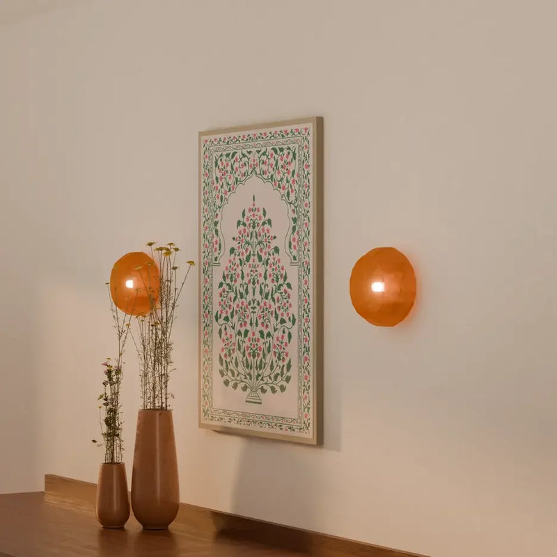 Orbit LED Wall Sconce Light | Modern Circular Wall Lamp Light with Soft Halo Glow