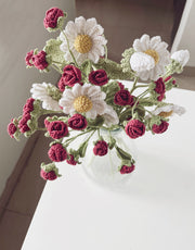 Daisy & Mini Rose Combo Set