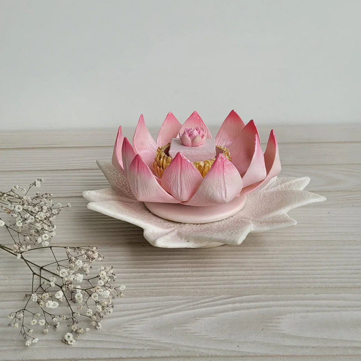 Blooming Lotus Candle Holder