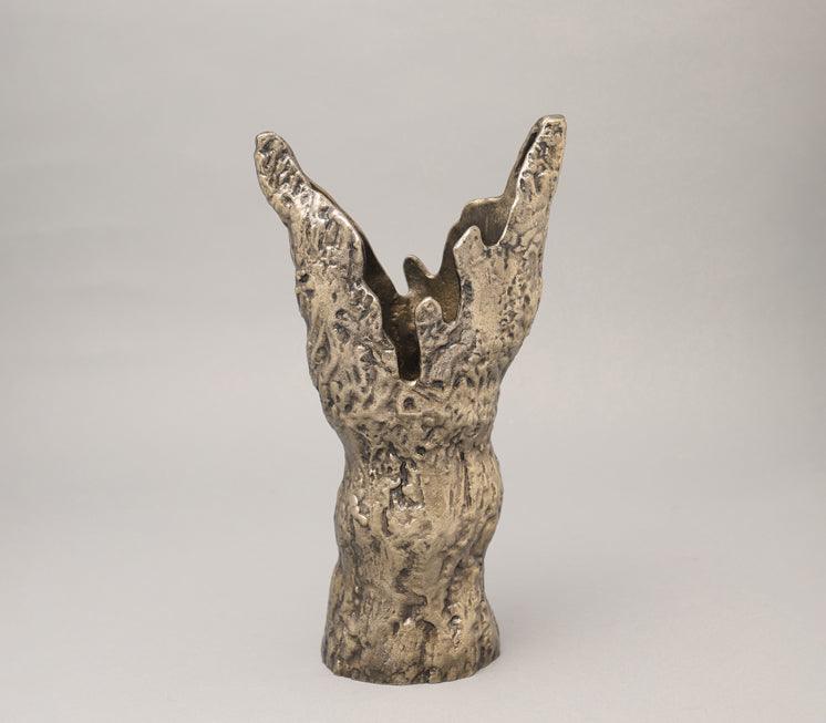 Birch Vase | Antique Brass Finished