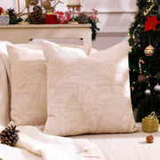 Serene Embroidered Cushion Cover | Cotton / Linen