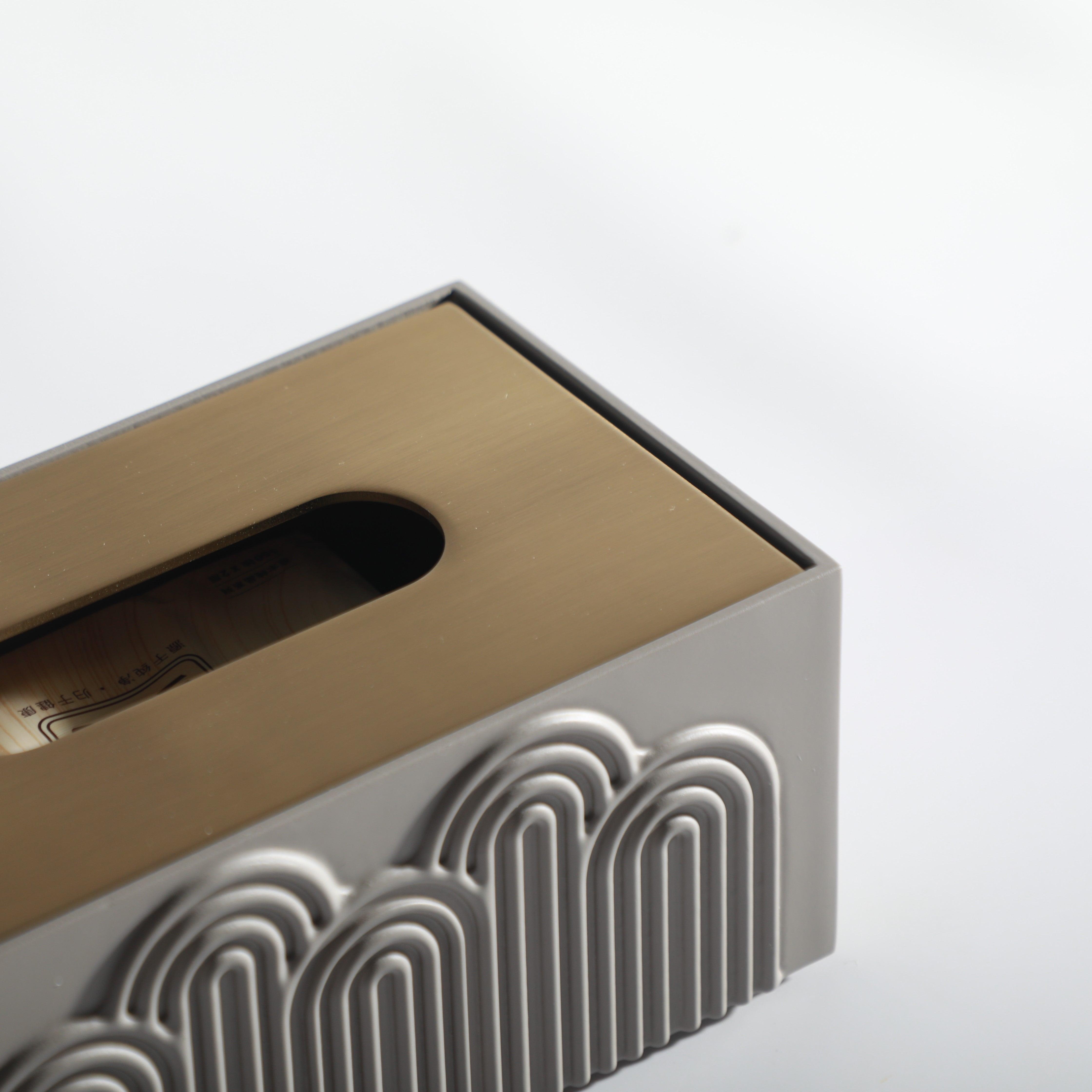 Elegant Beige Tissue Box