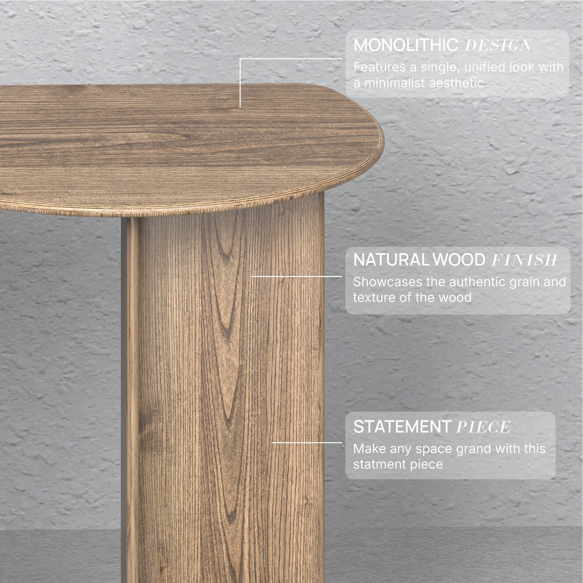 Keystone Wooden Console