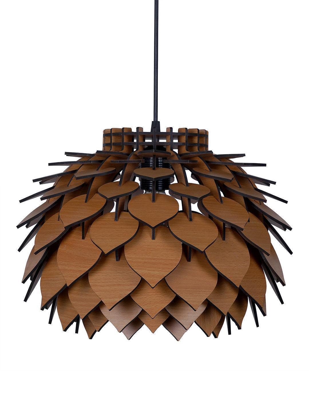 Pine Cone Laser Cut Hanging Ceiling Light Lamp