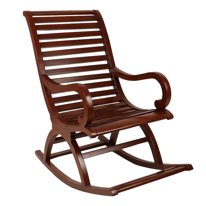 Boston Teak Wood Rocking Chair