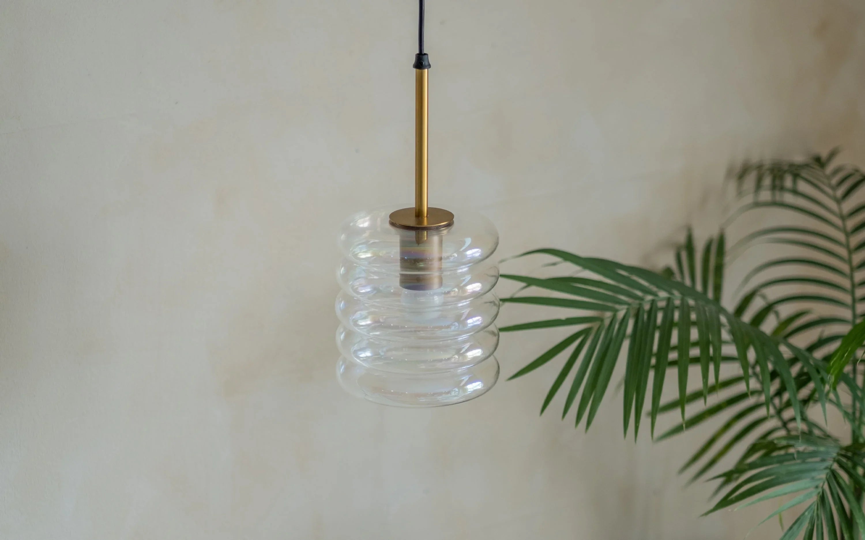 Unio Hanging Lamp | Mild Steel and Glass