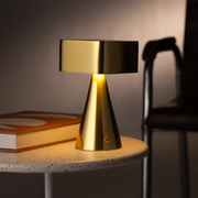 Chrome Portable Lamp