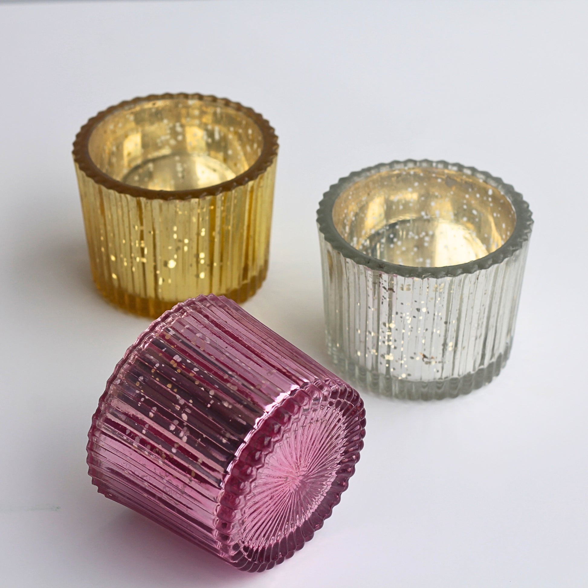 Glitter Votives (set of 3)